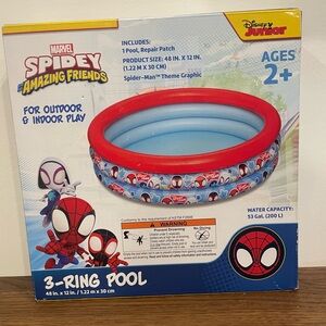Spidey and friends blow up pool